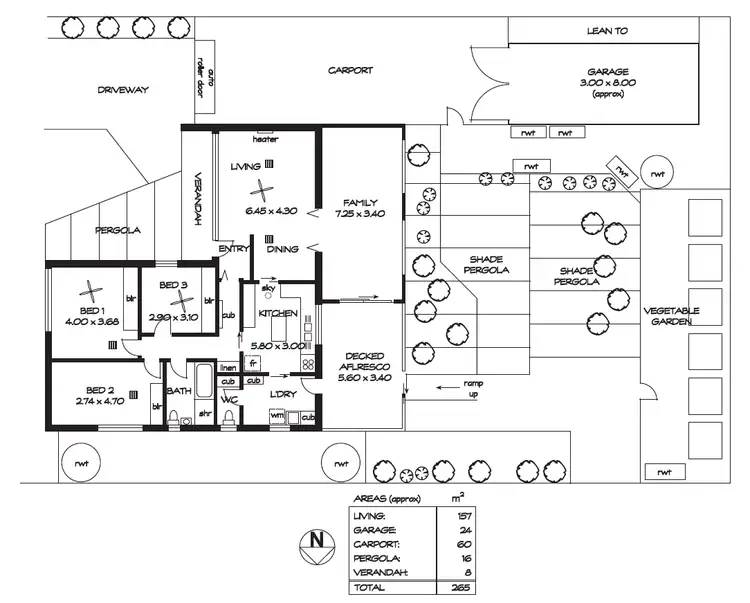 Floorplan of Homely house listing, 10 Naomi Terrace, Pasadena SA 5042