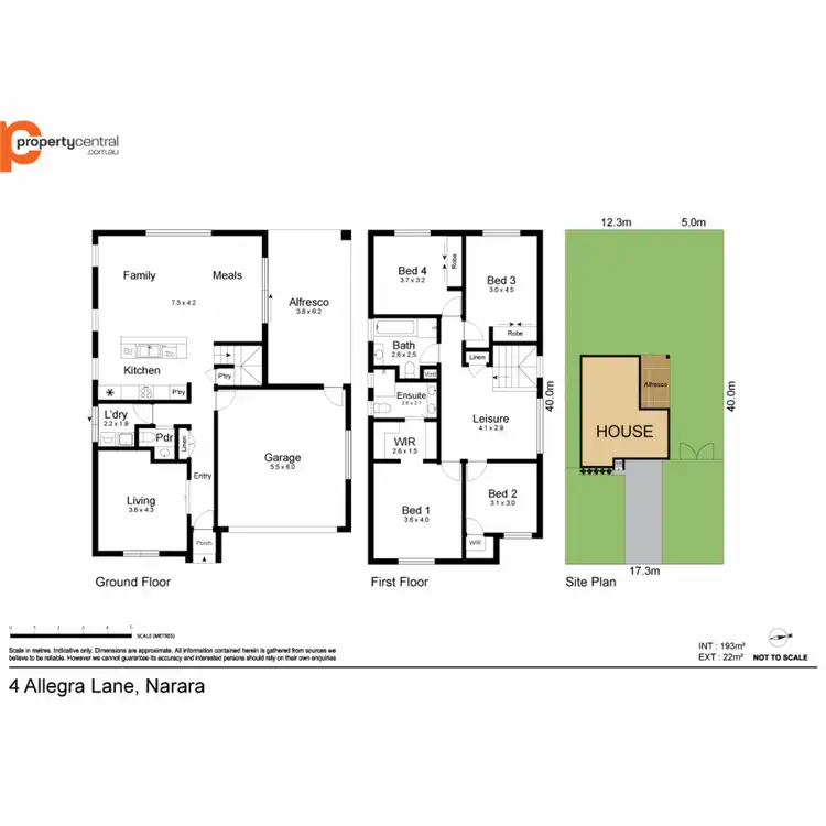 Floorplan of Homely house listing, 4 Allegra Lane, Narara NSW 2250
