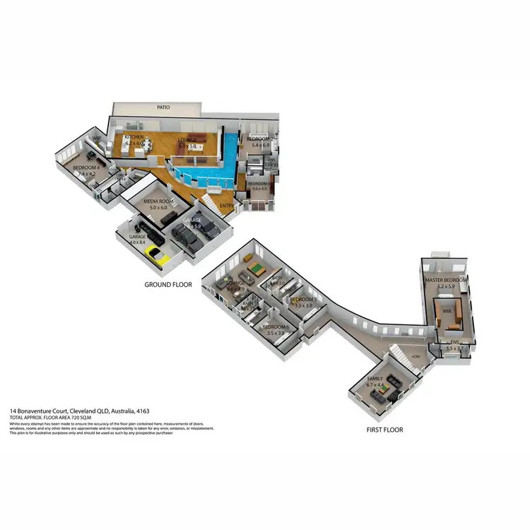 Floorplan of Homely house listing, 14 Bonaventure Court, Raby Bay QLD 4163