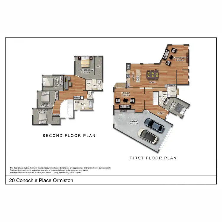 Floorplan of Homely house listing, 20 Conochie Place, Ormiston QLD 4160