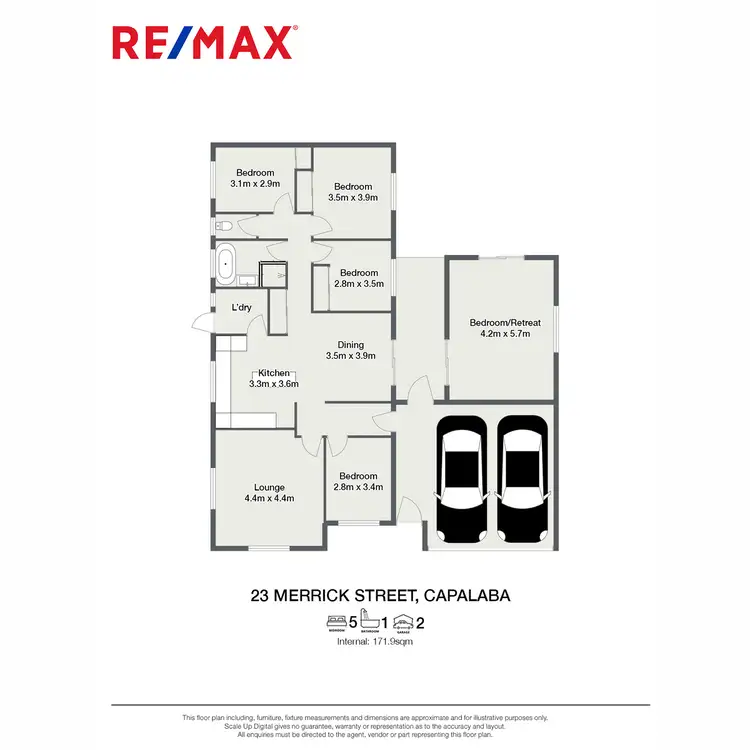 Floorplan of Homely house listing, 23 Merrick Street, Capalaba QLD 4157