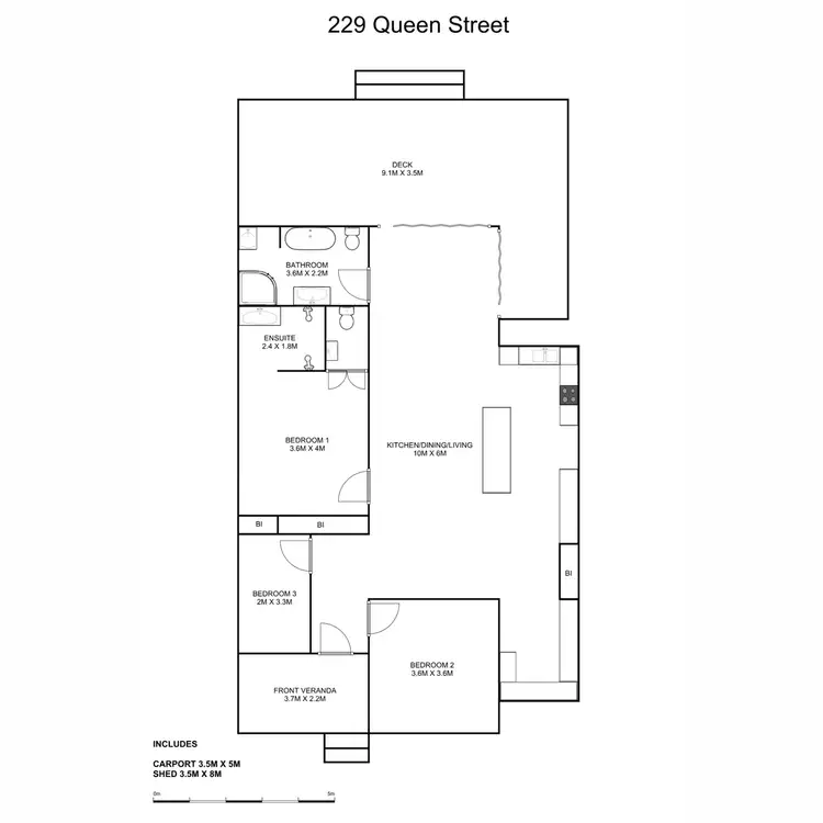 Floorplan of Homely house listing, 229 Queen Street, Grafton NSW 2460
