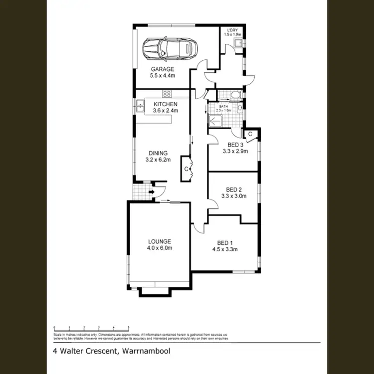 Floorplan of Homely house listing, 4 Walter Crescent, Warrnambool VIC 3280