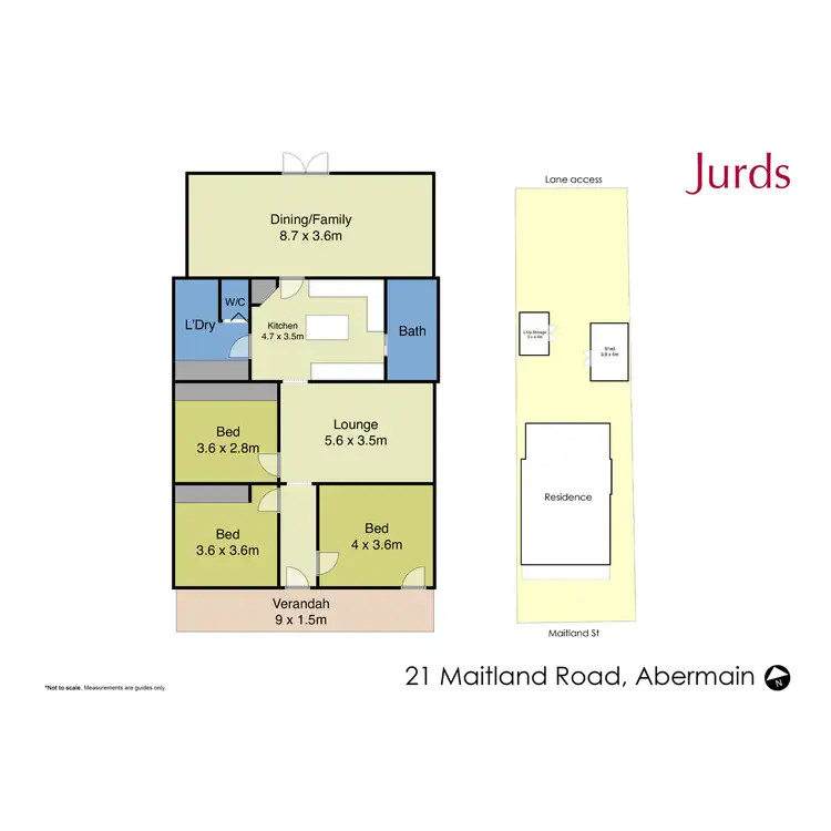 Floorplan of Homely house listing, 21 Maitland Street, Abermain NSW 2326