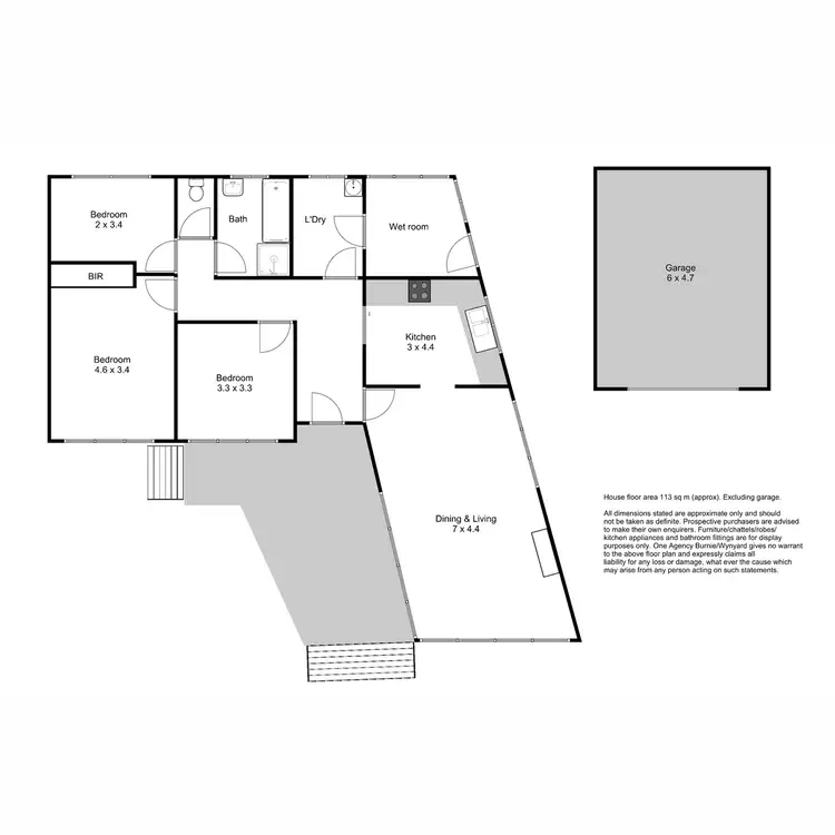 Floorplan of Homely house listing, 10 Howe Street, Park Grove TAS 7320