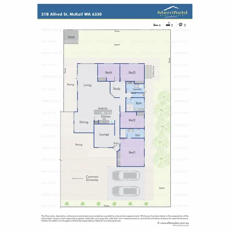 Floorplan of Homely house listing, 31B Alfred Street, Mckail WA 6330