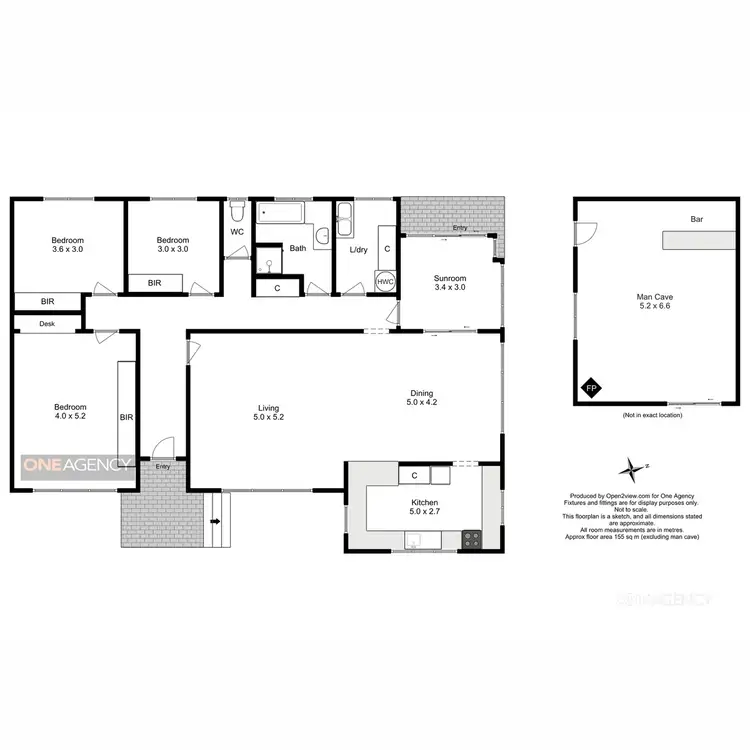 Floorplan of Homely house listing, 5 O'Connor Place, Smithton TAS 7330