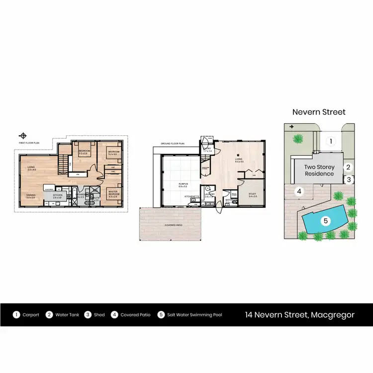 Floorplan of Homely house listing, 14 Nevern Street, Macgregor QLD 4109
