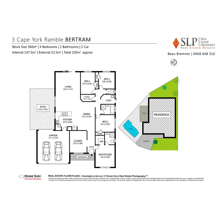 Floorplan of Homely house listing, 3 Cape York Ramble, Bertram WA 6167