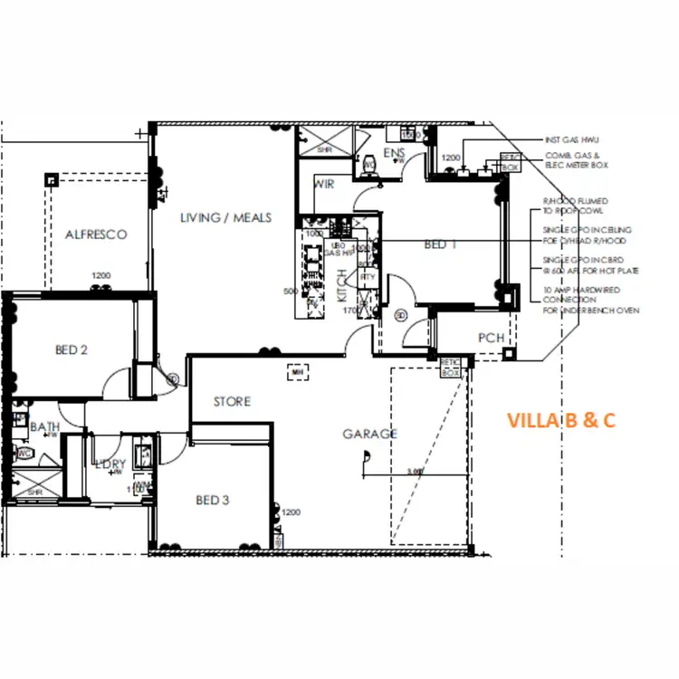Floorplan of Homely villa listing, 3c Oakney Avenue, Nollamara WA 6061