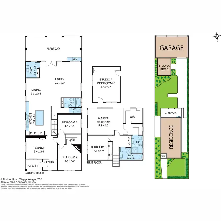 Floorplan of Homely house listing, 4 Darlow Street, Wagga Wagga NSW 2650