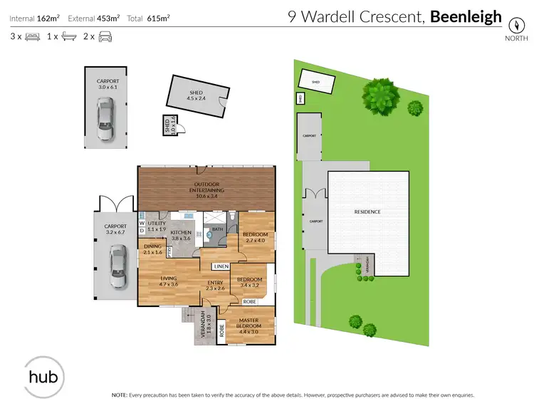 Floorplan of Homely house listing, 9 Wardell Crescent, Beenleigh QLD 4207
