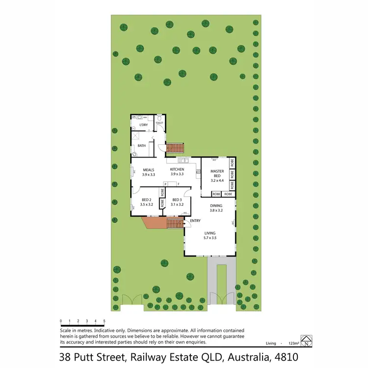 Floorplan of Homely house listing, 38 Putt Street, Railway Estate QLD 4810