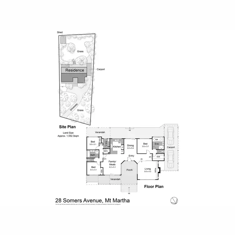 Floorplan of Homely house listing, 28 Somers Avenue, Mount Martha VIC 3934