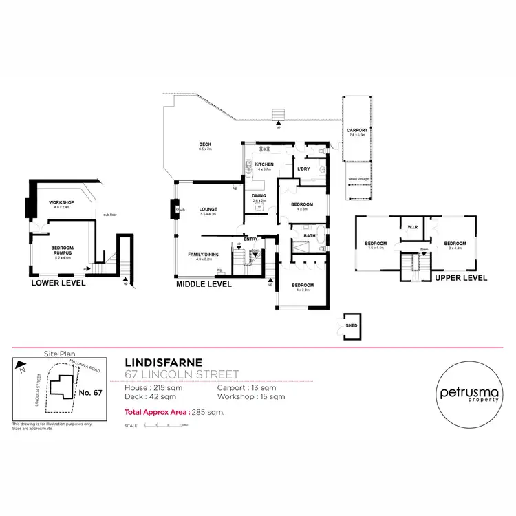 Floorplan of Homely house listing, 67 Lincoln Street, Lindisfarne TAS 7015