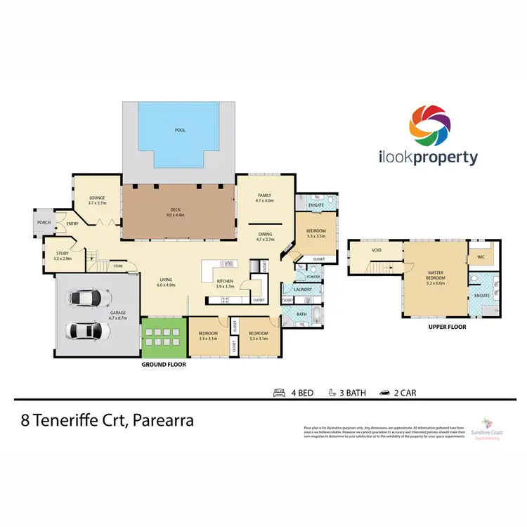 Floorplan of Homely house listing, 8 Teneriffe Court, Kawana Island QLD 4575