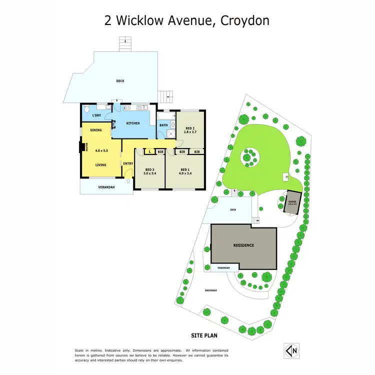 Floorplan of Homely house listing, 2 Wicklow Avenue, Croydon VIC 3136