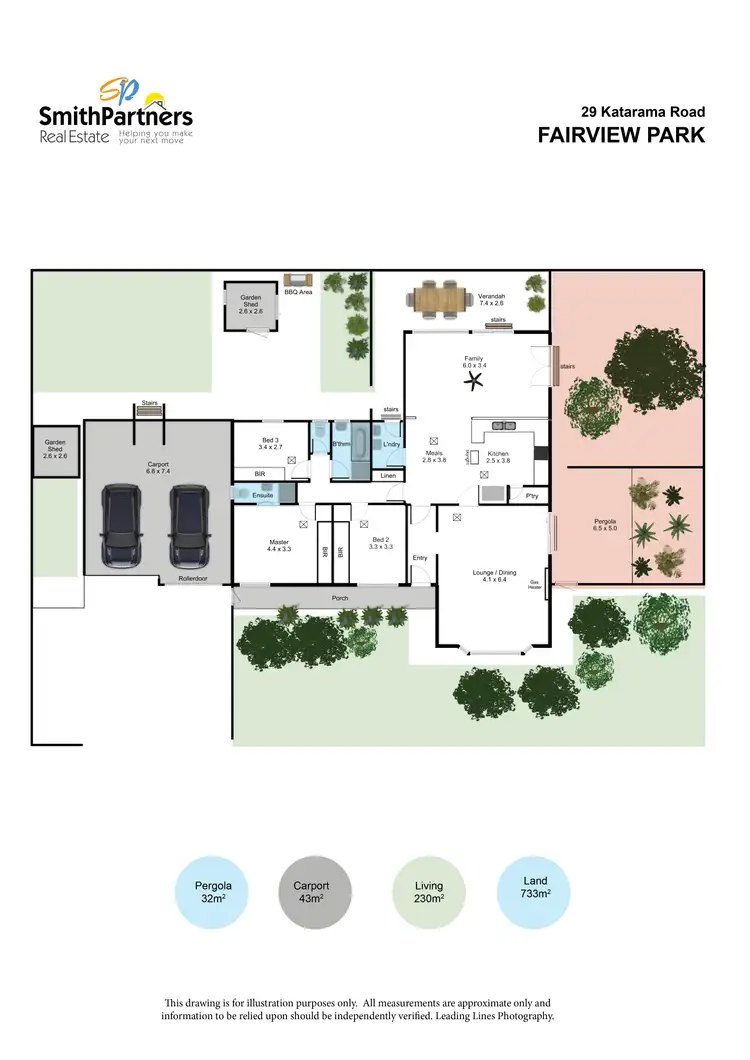 Floorplan of Homely house listing, 29 Katarama Road, Fairview Park SA 5126