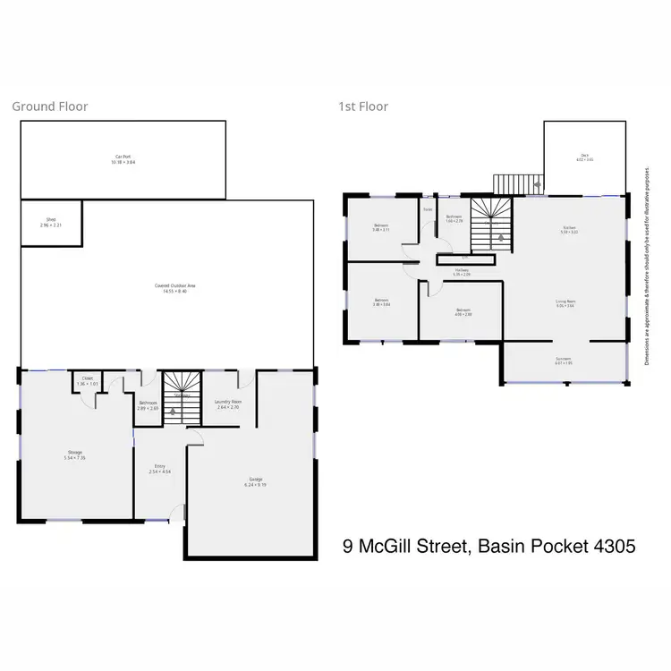Floorplan of Homely house listing, 9 McGill Street, Basin Pocket QLD 4305