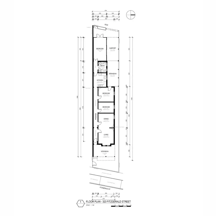 Floorplan of Homely house listing, 323 Fitzgerald Street, North Perth WA 6006