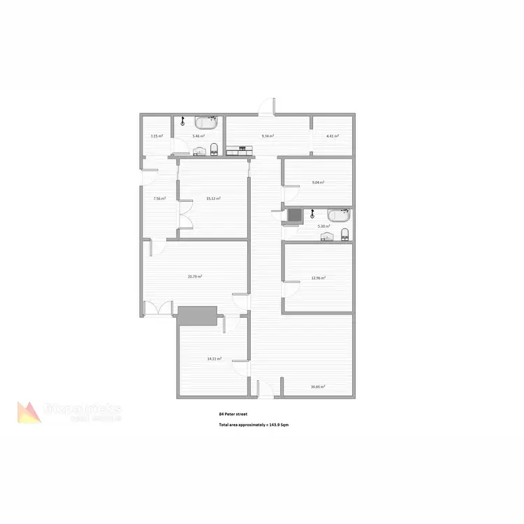 Floorplan of Homely house listing, 84 Peter Street, Wagga Wagga NSW 2650