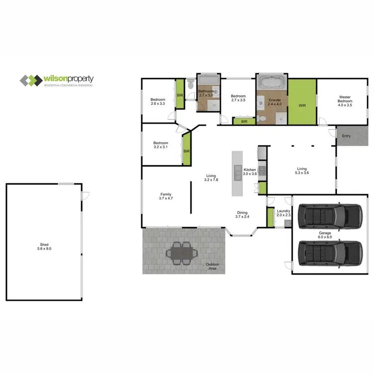 Floorplan of Homely house listing, 6 Monaghan Close, Traralgon VIC 3844