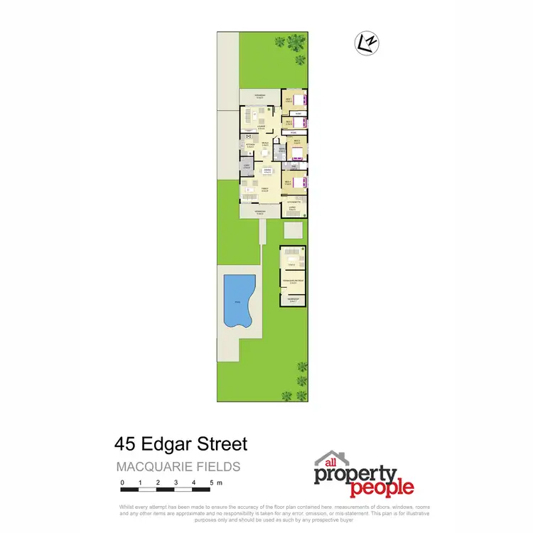 Floorplan of Homely house listing, 45 Edgar Street, Macquarie Fields NSW 2564