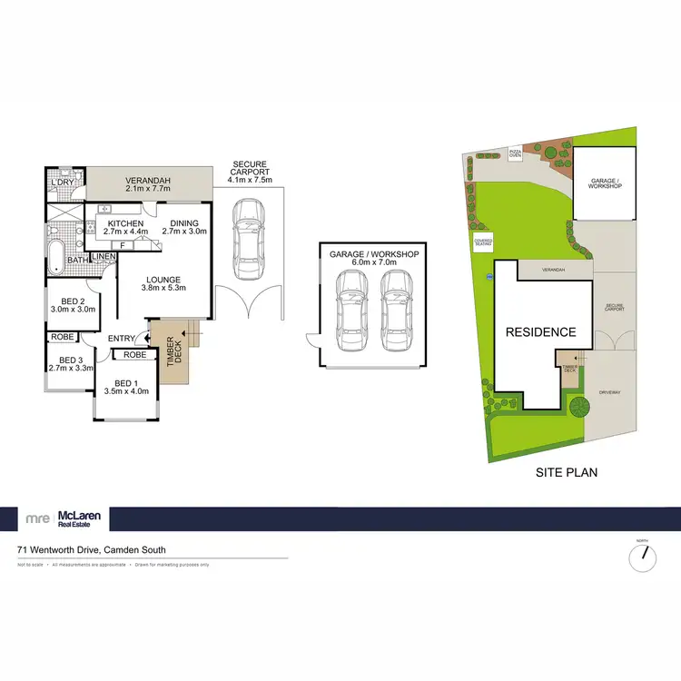 Floorplan of Homely house listing, 71 Wentworth Drive, Camden South NSW 2570