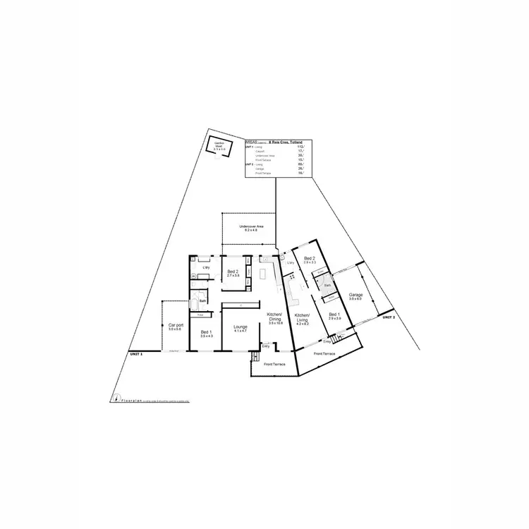 Floorplan of Homely house listing, 8 Ries Crescent, Tolland NSW 2650