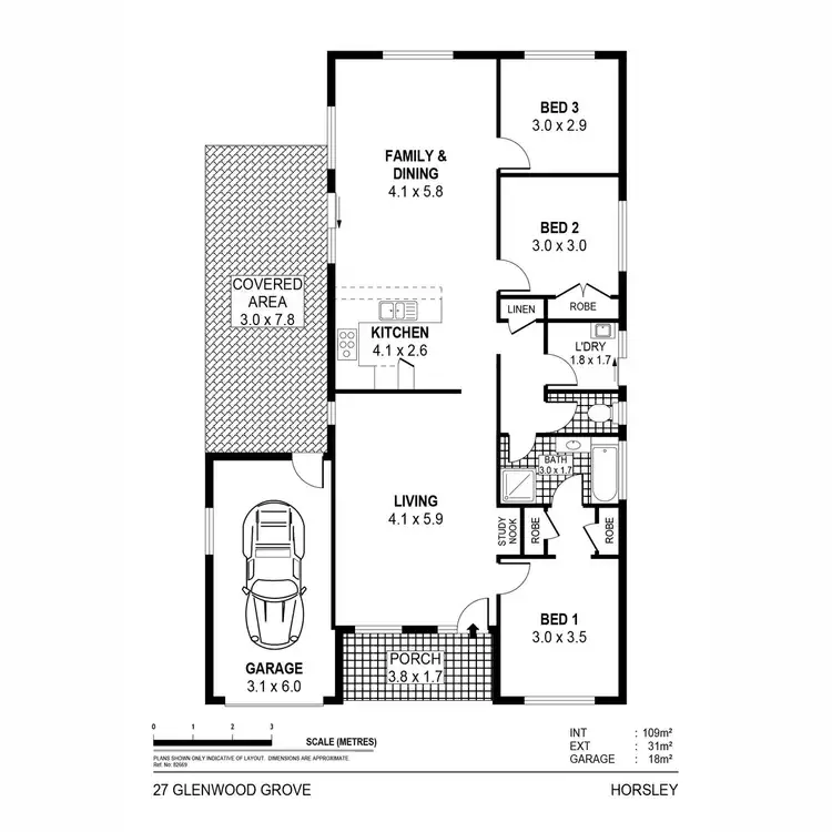 Floorplan of Homely house listing, 27 Glenwood Grove, Horsley NSW 2530