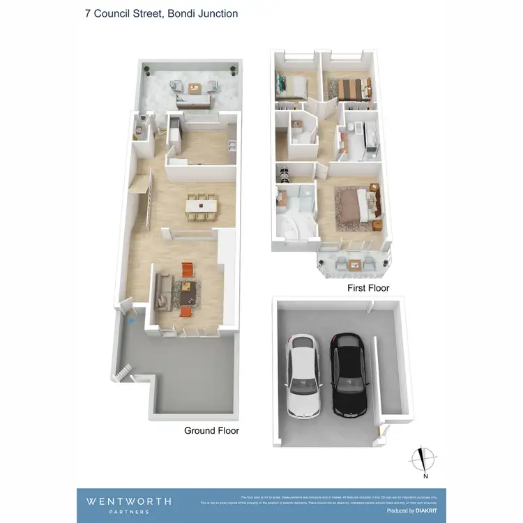 Floorplan of Homely townhouse listing, 7 Council Street, Bondi Junction NSW 2022