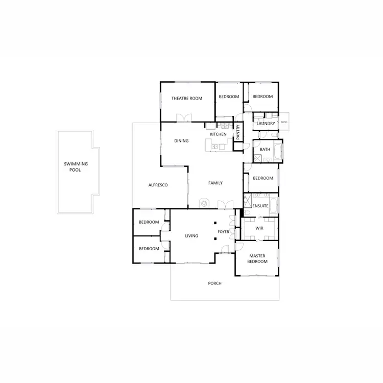Floorplan of Homely house listing, 112 Brewer Drive, Wodonga VIC 3690
