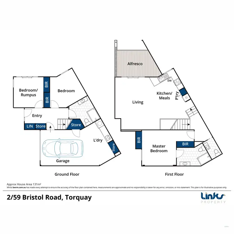 Floorplan of Homely townhouse listing, 4/59 Bristol Road, Torquay VIC 3228