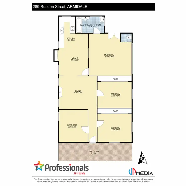 Floorplan of Homely house listing, 289 Rusden Street, Armidale NSW 2350