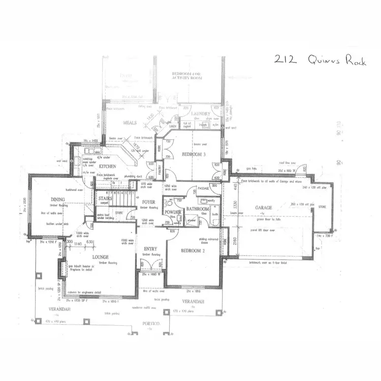 Floorplan of Homely house listing, 212 Ocean Drive, Quinns Rocks WA 6030