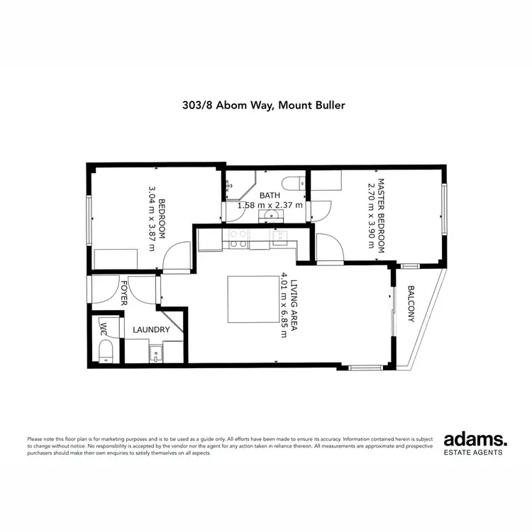 Floorplan of Homely apartment listing, 303/8 Abom Way, Mount Buller VIC 3723