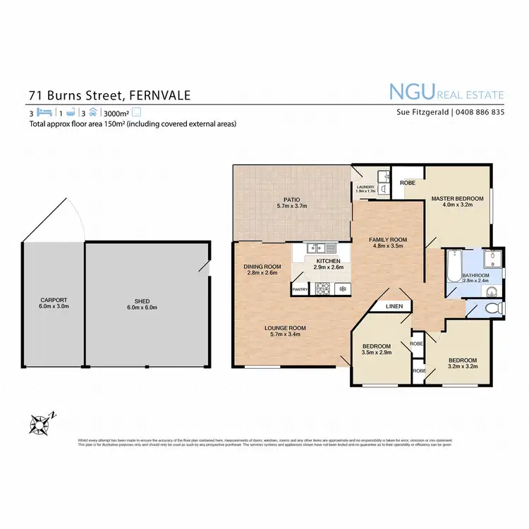 Floorplan of Homely house listing, 71 Burns Street, Fernvale QLD 4306