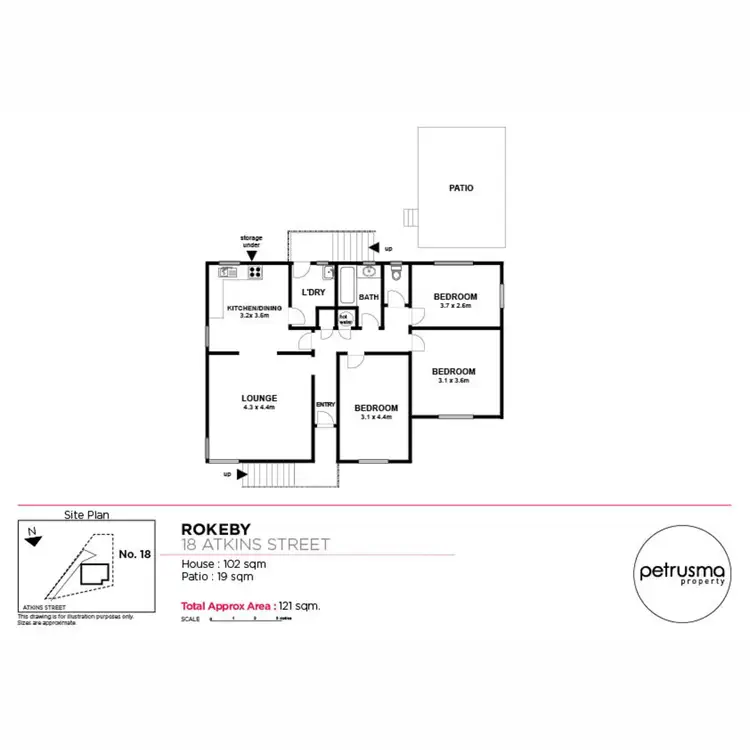 Floorplan of Homely house listing, 18 Atkins Street, Rokeby TAS 7019