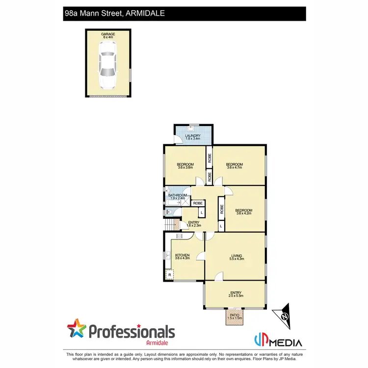 Floorplan of Homely house listing, 98a Mann Street, Armidale NSW 2350