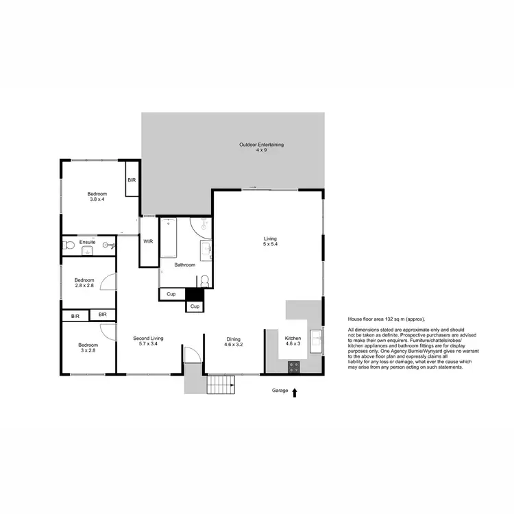 Floorplan of Homely house listing, 40 Blackwood Parade, Romaine TAS 7320