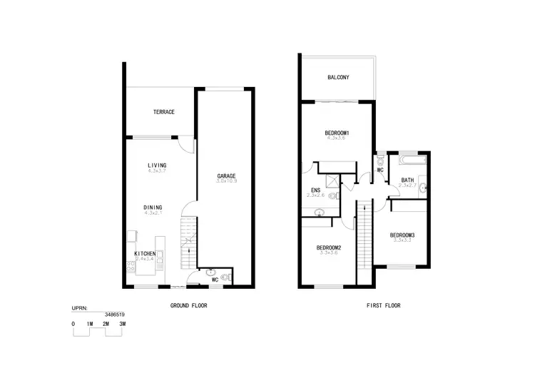 Floorplan of Homely townhouse listing, Address available on request