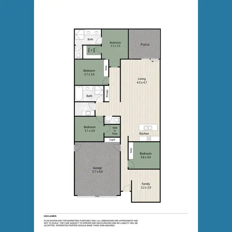Floorplan of Homely house listing, 55 Bourke Crescent, Nudgee QLD 4014