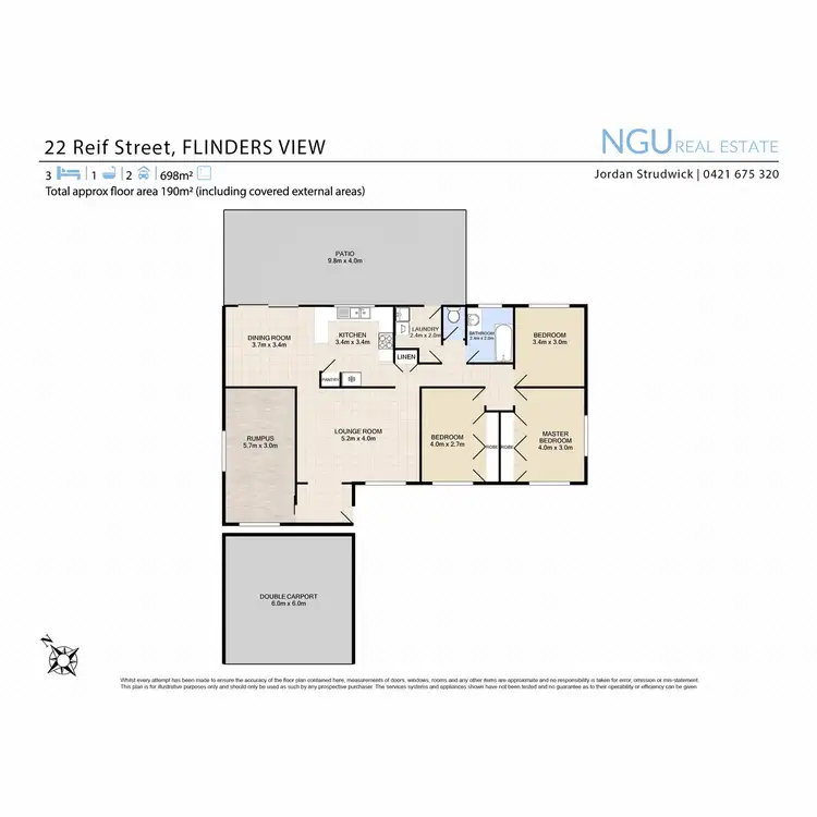 Floorplan of Homely house listing, 22 Reif Street, Flinders View QLD 4305