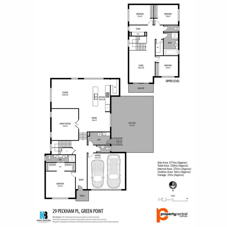 Floorplan of Homely house listing, 29 Peckham Place, Green Point NSW 2251