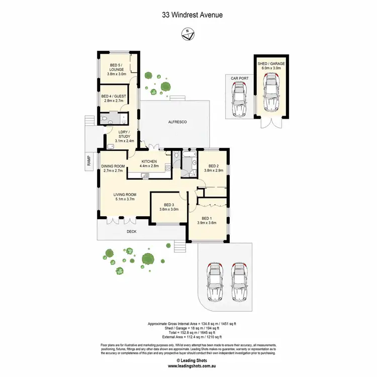 Floorplan of Homely house listing, 33 Windrest Avenue, Aspley QLD 4034