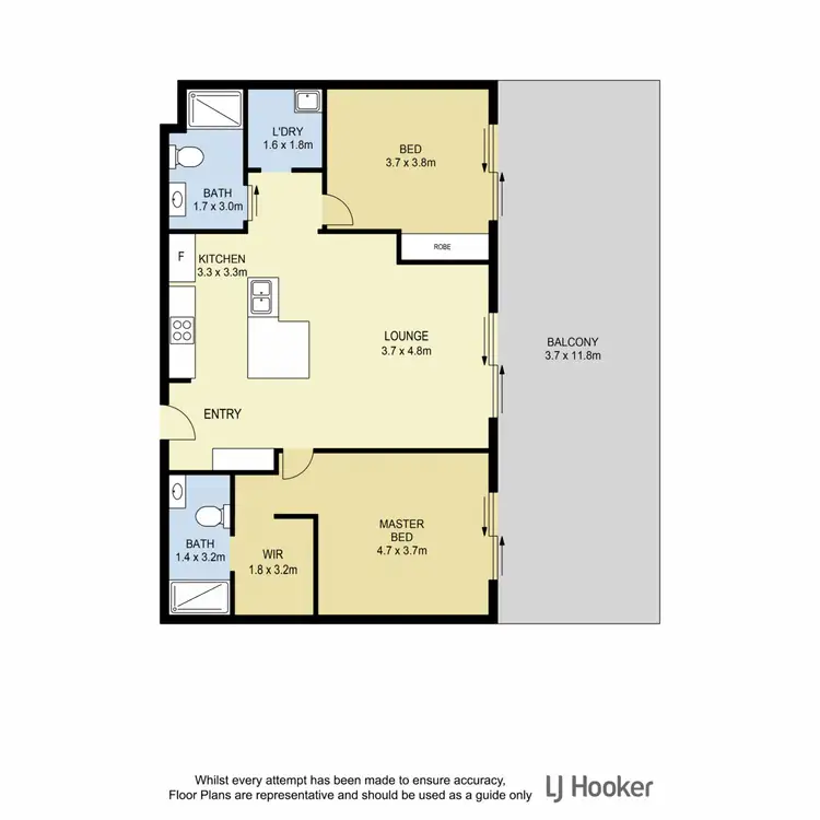 Floorplan of Homely house listing, 2801/27 Charlotte Street, Chermside QLD 4032