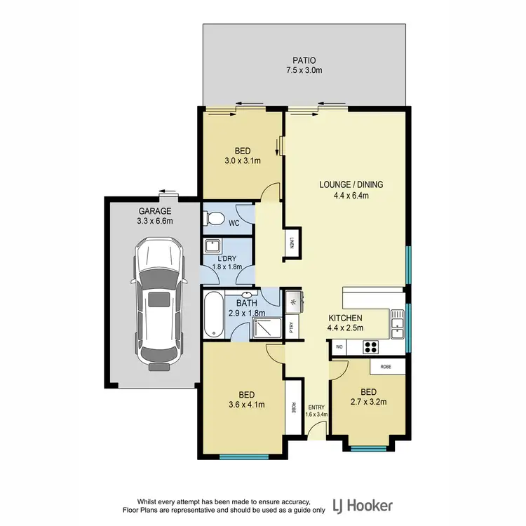 Floorplan of Homely villa listing, 45/18 Denver Road, Carseldine QLD 4034