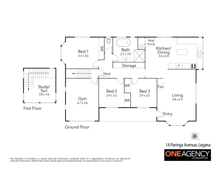 Floorplan of Homely house listing, 14 Paringa Avenue, Lanena TAS 7275