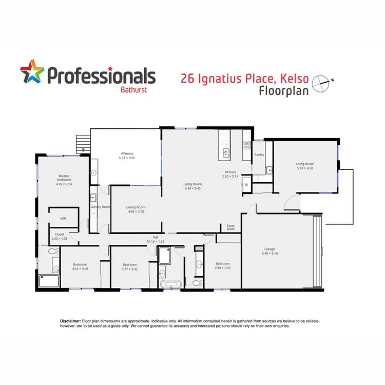 Floorplan of Homely house listing, 26 Ignatius Place, Kelso NSW 2795