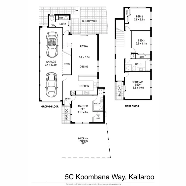 Floorplan of Homely house listing, 5C Koombana Way, Kallaroo WA 6025